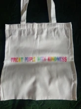 Una dirección bolsa de compra reutilizable bolsa de bolsas de tela bolso bolsas reutilizables encerada sac cabas sacola