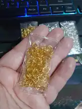 Anillos abiertos de Metal de 4/6/8mm, conectores de anillos partidos para fabricación de joyas