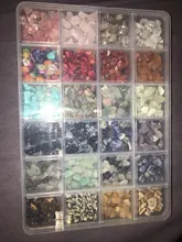 1323 Uds. Kit de cuentas de piedras preciosas irregulares con cuentas espaciadoras cierres de langosta anillos de salto elásticos para suministros de joyería DIY