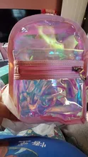 Mini mochila de PVC transparente para mujer, bolso escolar de gelatina para chicas adolescentes, mochila escolar con láser, bolso transparente