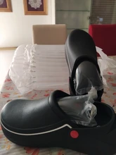 YEINSHAARS-Zapatillas de EVA antideslizantes impermeables, calzado de trabajo de cocina a prueba de aceite, para Chef, Master, Hotel, restaurante