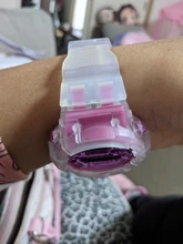 UTHAI CE35 niños reloj deportivo para niñas adolescentes chico electrónica Digital relojes reloj jalea transparente impermeable