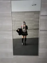 Rapcopter-suéteres Y2K para mujer, suéteres de calaveras con cuello de pico, Tops tejidos informales holgados, ropa de calle, Tops Retro, azul, otoño 2020