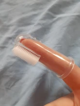 Suministros de limpieza de dientes para mascotas, cepillo de dientes de dedo de silicona de higiene Dental para perros y gatos