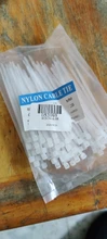100 unids/lote 2,5*100mm 12mm Color antideslizante de plástico de alambre de tirantes 100mm Nylon Durable Cable certificado UL
