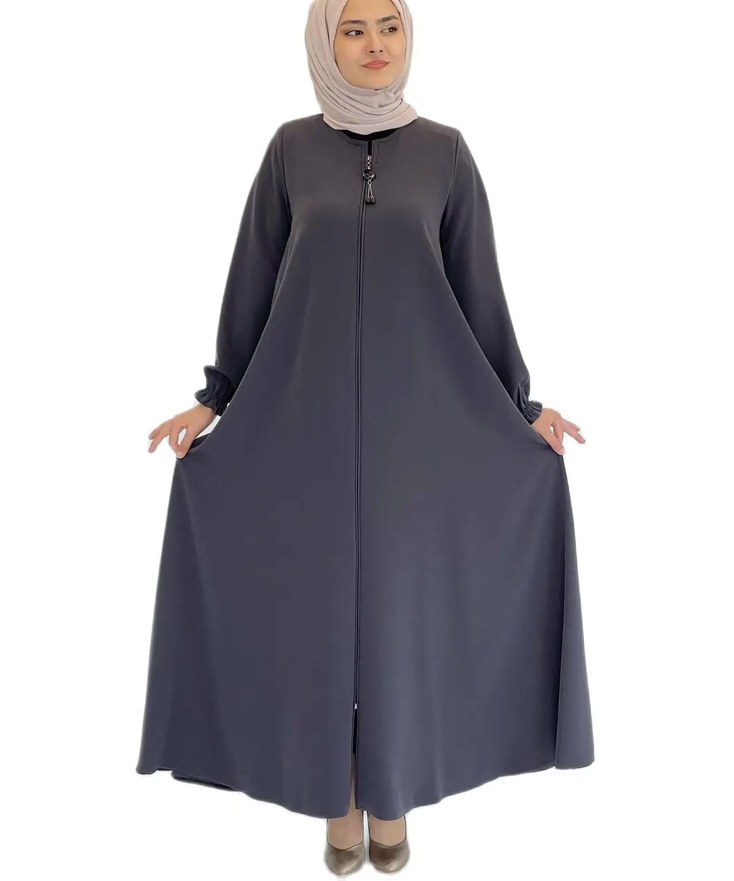 

Turkish Dress Bayan Ferace color Maulana Turkish pattern wide cut Ferace 2021 summer season women ferace 148 cm women abaya