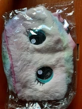 Riñonera de unicornio para mujer, Cangurera de felpa con dibujos animados, bolso de pecho para teléfono de viaje a la moda, 2021