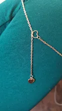 Collar de cadena con corazón de cobre para mujer y niña, joyería de moda, regalo