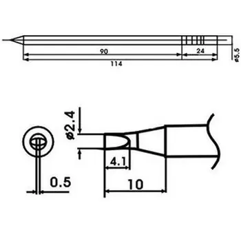 AOYUE LF-24D welder Tip with resistance included
AOYUE LF-24D welder Tip with resistance included