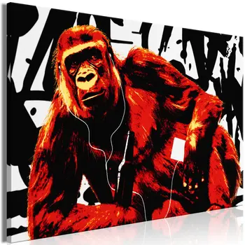 Pop Art painting Monkey 1 piece Narrow Red
Pop Art painting Monkey 1 piece Narrow Red
