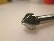 UCHEER-avellanador HSS de 90 grados, 3 flauta, cortador de chaflán de acero y madera, herramienta eléctrica de 4,5 a 50mm