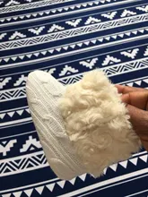 Botas de nieve para primeros pasos para bebé, zapatos de lana tejida de croché para niño y niña, Invierno 2021