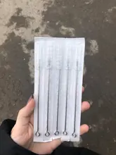 Agujas de tatuaje de alta calidad, surtido esterilizado, 1/3/5/7/9/11/13RL, 5 uds., envío gratis, CE