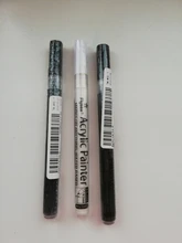 Rotulador de pintura acrílica permanente, taza de porcelana de vidrio y roca de cerámica, tela de madera, pintura en lienzo, suministros escolares y de oficina, 1 ud.