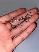 Hair-Clips Alloy-Branch-Hairpins Metal Vintage Elegance Silver Girls Women Tree Fashion