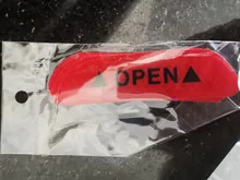 4 unids/set Puerta de coche pegatinas Universal de la seguridad advertencia Mark abierto alta reflectante cinta de la bici de la motocicleta pegatina para casco