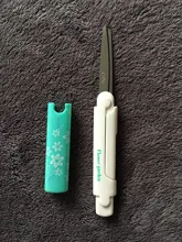 Deli portátil tijeras Mini tijeras pequeñas Kawaii niños regalo escuela papel para álbum de recortes DIY artesanía para agenda herramientas de decoración