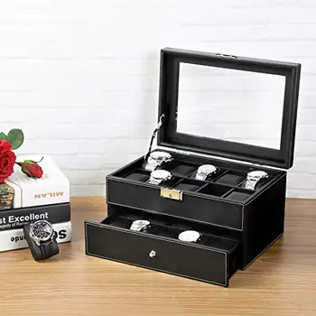 JWB301 Box storage full display with PU upper window with transparent window for 20 watches
JWB301 Box storage full display with PU upper window with transparent window for 20 watches