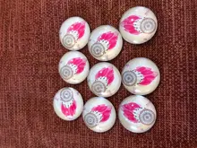 De moda de BeautyDream catcher10pcs 12mm/18mm/20mm/25mm redondo de vidrio foto de vidrio cabochon demo plana haciendo conclusiones ZB0485