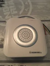 Timbre con cable de 12V CC para Hotel, timbre de puerta con cable de Control de acceso, timbre de puerta con cable externo, timbre con sonido alto ding-dong, campana de salida