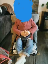 Cojín de refuerzo para bebé, almohadilla de silla aumentada para niños, antideslizante, impermeable, cojín para comedor, silla ajustable