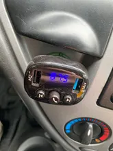 Kit de coche con Bluetooth 5,0, cargador rápido 2USB 3.1A, reproductor de música MP3, receptor de Audio manos libres, modulador transmisor FM