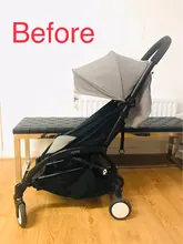 Capota y colchón para carrito Yoya, para modelo 175, elaborado en tela Oxford, con bolsillos de malla, accesorios para carrito de bebé