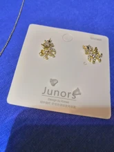 Pendientes de unicornio con tuerca para mujer, aretes de circonia cúbica de oro con diseño de Hada de los animales, joyería para fiesta de cumpleaños