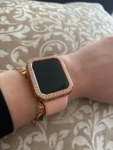 Parachoques de diamante funda protectora para Apple funda para reloj Serie 6 iPhone 5 4 3 2 1 38MM 42MM IWatch 5 4 40mm 44mm accesorios para iWatch