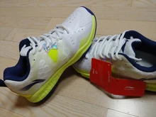 Li-ning-zapatos de entrenamiento de bádminton para hombre, zapatillas deportivas transpirables con forro ligero y soporte estable, AYTQ003