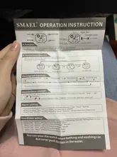 SMAEL-Reloj deportivo de cuarzo para hombre, cronógrafo analógico de estilo militar y a la moda, código 1545