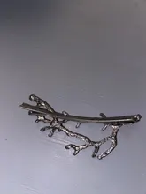 Hair-Clips Alloy-Branch-Hairpins Metal Vintage Elegance Silver Girls Women Tree Fashion