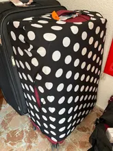 Funda de maleta de moda de alta elasticidad, accesorios esenciales para maleta de 18-32 pulgadas con forma de corazón de amor geométrico, cubierta antipolvo