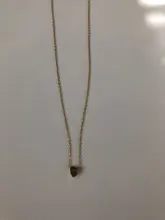 Collar a la moda de acero inoxidable para mujer, gargantillas de amor a la moda, collar largo de acero dorado personalizado, colgante delicado, regalo para pareja