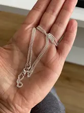 Cadena lateral De 2mm para mujer, De Plata De Ley 925 De 16 , 18, 20 , 22 y 24 , collares con colgantes, collar De plata