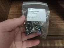 Prophy-cepillo de pulido Dental de 2,35mm, herramientas rotativas de rueda, vástago HP de baja velocidad, lana, algodón, Cabra, negro, 10 Uds.