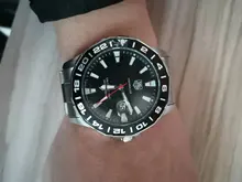 WAZ2114.BA0875-Reloj de pulsera para hombre, de cuarzo, de lujo, tonneau, Tourbillon automático, para negocios, Aquaracer