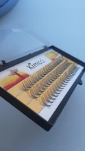 Kimcci de 60 uds maquillaje profesional cúmulo Individual pestañas injerto falsas pestañas con envío gratis
