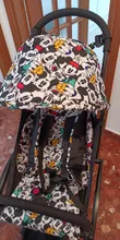 Capota y colchón para carrito Yoya, para modelo 175, elaborado en tela Oxford, con bolsillos de malla, accesorios para carrito de bebé