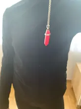 Collar de cuero colgante Hexagonal de acero inoxidable para hombre y mujer, cristal Natural, amuleto de joyería, aumenta la energía del cristal