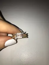 Tocona, 17 unids/set de lujo de cristal claro piedra conjuntos de anillos de boda para hombres y mujeres de la gota de agua flores el sol Geoemtric de joyería 8920