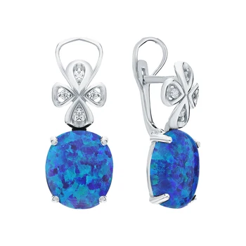 Sterling silver earrings with cubic zirconia and silver plated imitation sunlight sample 925
Sterling silver earrings with cubic zirconia and silver plated imitation sunlight sample 925