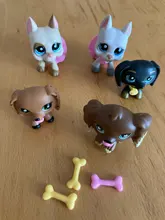 LPS gato raro tienda de mascotas de juguete lindo Perro Gran Danés perro collie perro spaniel perro niños juguete de colección con accesorios
