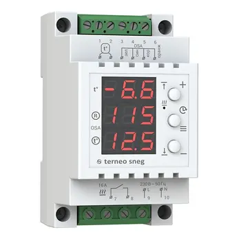 Digital thermoregulator terneo sneg (r10-4) for snow and icing protection systems
Digital thermoregulator terneo sneg (r10-4) for snow and icing protection systems