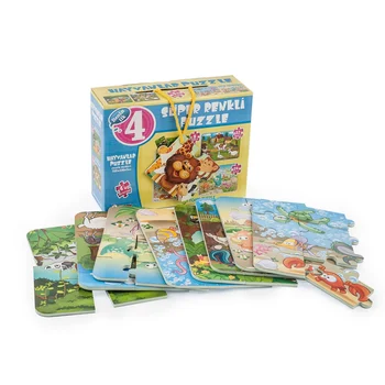 ebebek Dıy Toy Super Colorful Animals Puzzle 4in1 
ebebek Dıy Toy Super Colorful Animals Puzzle 4in1