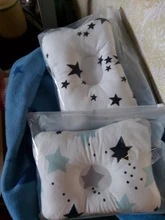 Muslinife-cojín de protección para la cabeza para niños y recién nacidos, almohada de algodón con estampado Animal, posicionador de sueño, envío directo