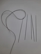 Uds.-Alfileres de aguja con cuentas para hacer collares, agujas abiertas para hacer pulseras, joyería, accesorios hechos a mano