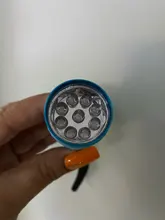 Mini lámpara portátil UV 9 LED Morado para secado de uñas, linterna para esmalte de uñas en Gel artístico, herramientas de máquina