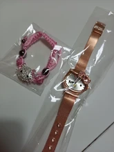 Reloj de malla de acero inoxidable con dibujos animados para niños, pulsera de cuarzo, informal