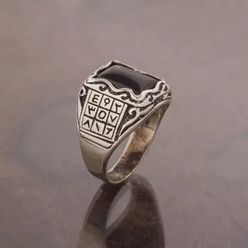 925 Sterling Tugra Patterned Black Onyx Stone Silver Ring Fashion Turkish Premium Quality Handmade Jawelery
925 Sterling Tugra Patterned Black Onyx Stone Silver Ring Fashion Turkish Premium Quality Handmade Jawelery